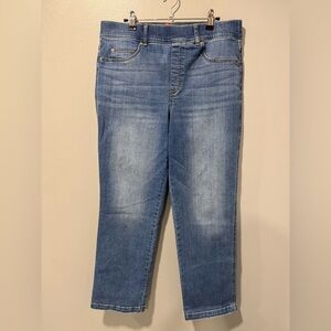 SPANX Pull On Straight Leg Denim Size XL